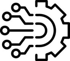 Brain idea symbol icon vector image. Illustration of the creative intelligence think design image. EPS 10