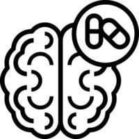 Brain idea symbol icon vector image. Illustration of the creative intelligence think design image. EPS 10