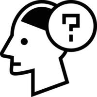 Brain idea symbol icon vector image. Illustration of the creative intelligence think design image. EPS 10