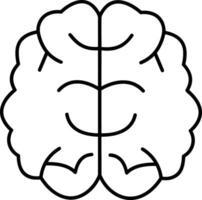 Brain idea symbol icon vector image. Illustration of the creative intelligence think design image. EPS 10