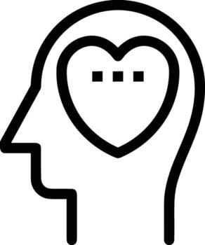 Brain idea symbol icon vector image. Illustration of the creative intelligence think design image. EPS 10