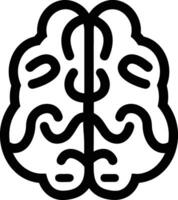 Brain idea symbol icon vector image. Illustration of the creative intelligence think design image. EPS 10