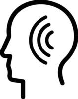 Brain idea symbol icon vector image. Illustration of the creative intelligence think design image. EPS 10