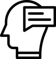 Brain idea symbol icon vector image. Illustration of the creative intelligence think design image. EPS 10