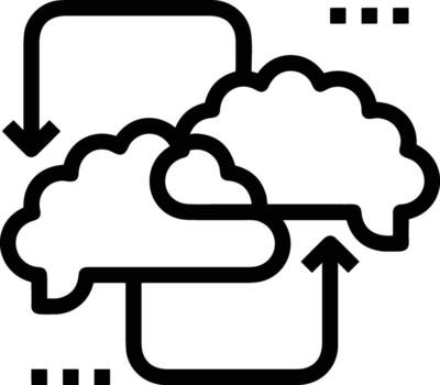 Brain idea symbol icon vector image. Illustration of the creative intelligence think design image. EPS 10