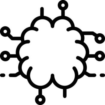 cerebro idea símbolo icono vector imagen. ilustración de el creativo inteligencia pensar diseño imagen. eps 10