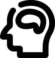 Brain idea symbol icon vector image. Illustration of the creative intelligence think design image. EPS 10