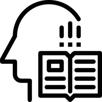 Brain idea symbol icon vector image. Illustration of the creative intelligence think design image. EPS 10