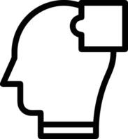 Brain idea symbol icon vector image. Illustration of the creative intelligence think design image. EPS 10