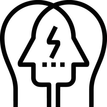 Brain idea symbol icon vector image. Illustration of the creative intelligence think design image. EPS 10