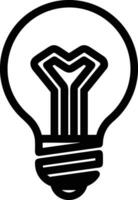 Brain idea symbol icon vector image. Illustration of the creative intelligence think design image. EPS 10