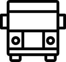 Bus transportation symbol icon vector image. Illustration of the silhouette bus transport public travel design image. EPS 10