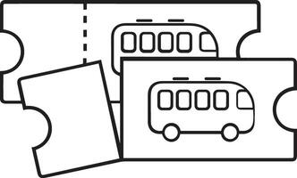 Bus transportation symbol icon vector image. Illustration of the silhouette bus transport public travel design image. EPS 10