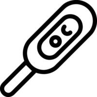 Thermometer medicine icon symbol image vector. Illustration of the temperature cold and hot measure tool design image.EPS 10 vector