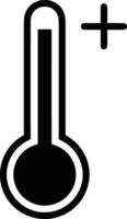 Thermometer medicine icon symbol image vector. Illustration of the temperature cold and hot measure tool design image.EPS 10 vector