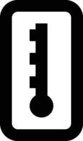 Thermometer medicine icon symbol image vector. Illustration of the temperature cold and hot measure tool design image.EPS 10 vector