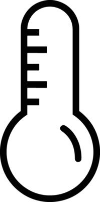 Thermometer medicine icon symbol image vector. Illustration of the temperature cold and hot measure tool design image.EPS 10