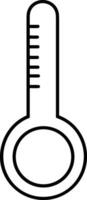 Thermometer medicine icon symbol image vector. Illustration of the temperature cold and hot measure tool design image.EPS 10 vector