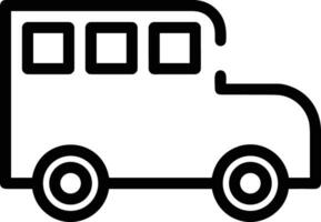 Bus transportation symbol icon vector image. Illustration of the silhouette bus transport public travel design image. EPS 10