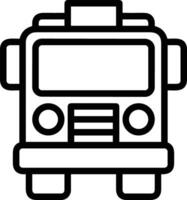 Bus transportation symbol icon vector image. Illustration of the silhouette bus transport public travel design image. EPS 10