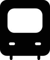 Bus transportation symbol icon vector image. Illustration of the silhouette bus transport public travel design image. EPS 10