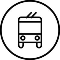 Bus transportation symbol icon vector image. Illustration of the silhouette bus transport public travel design image. EPS 10