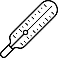 Thermometer medicine icon symbol image vector. Illustration of the temperature cold and hot measure tool design image.EPS 10 vector