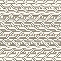 Abstract seamless pattern with monochrome striped elements vector background