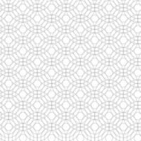 Abstract outline round seamless pattern vector background
