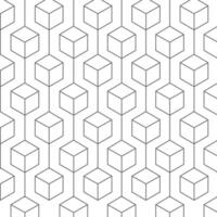 Vector seamless pattern repeating geometric hexagons background