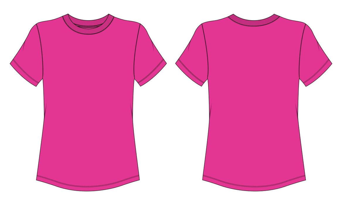 Pink T Shirt Template Vector Art Icons and Graphics for Free Download Pink T Shirt Template Vector Art Icons and Graphics for Free Download