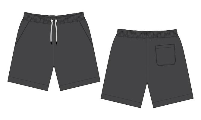 Black Shorts Template Vector Art Icons and Graphics for Free Download Black Shorts Template Vector Art Icons and Graphics for Free Download