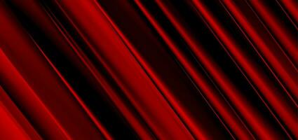 Dark red smooth stripes abstract tech background vector