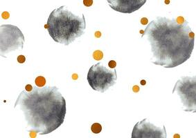 Abstract grunge background with watercolor paint circles vector