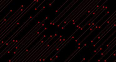 Red thin lines abstract futuristic tech background vector