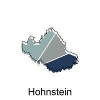 Hohnstein world map vector design template, graphic style isolated on white background, suitable for your company