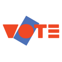 Vote Graphic Design Concept on a Transparent Background png