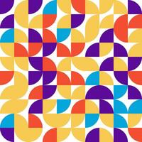 Vector illustration of Abstract pattern background with blue, violet red and yellow colors