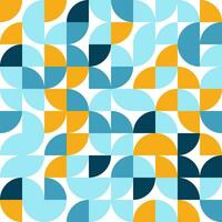 Vector illustration of Abstract pattern background with blue and yellow  colors