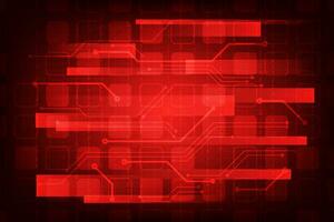 Vector abstract technology red background