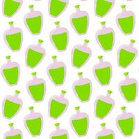 flask potion perfume jar green pattern textile vector
