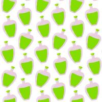 flask potion perfume jar green pattern textile vector