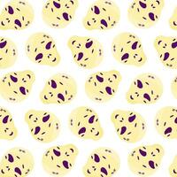 halloween skull emotion color scary pattern vector