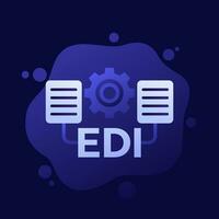 EDI, Electronic Data Interchange vector design