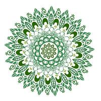 hermosa mandala ornamento diseño con geométrico circulo elemento hecho en vector realista lujo mandala antecedentes hermosa mandala diseño ilustración