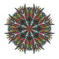 hermosa mandala ornamento diseño con geométrico circulo elemento hecho en vector realista lujo mandala antecedentes hermosa mandala diseño ilustración