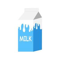 Box of milk beverage isolated icon  design on white background. vector