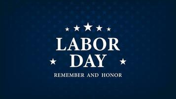 Happy labor day banner. USA labor day celebration template. Vector illustration