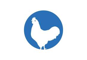 Chicken vector logo design. Farm, hen, fowl icon, Vector design concept