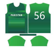 Pakistán Grillo equipo Deportes niño diseño o Pakistán Grillo jersey diseño vector